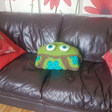 2in1 Sea Turtle Tortoise Hooded Blanket Crochet Pattern