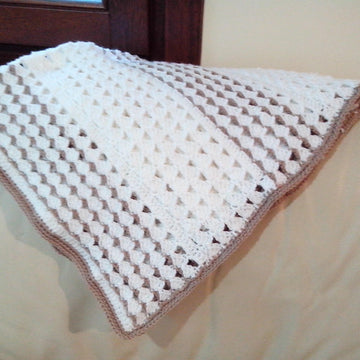 Slanted stripes Baby Blanket