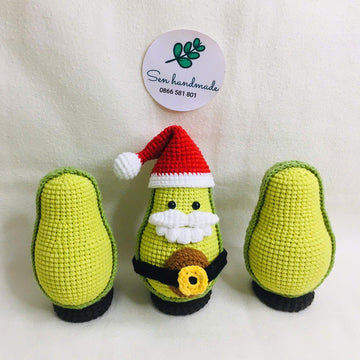 Santa Cado -Crochet pattern - PDF file- English