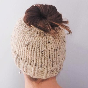 Messy Bun Hat Child Women