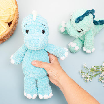 Dinosaur amigurumi plushie