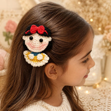 Crochet Doll Hair Clip Pattern PDF + Video Tutorial