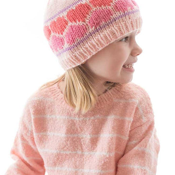 Nested Heart Hat