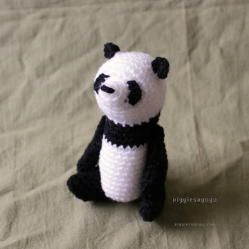 テディベア型パンダあみぐるみ / Teddy Panda bear amigurumi
