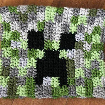 Graphed Beanie - Creeper