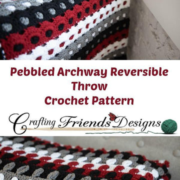 Pebbled Archway Reversible Throw
