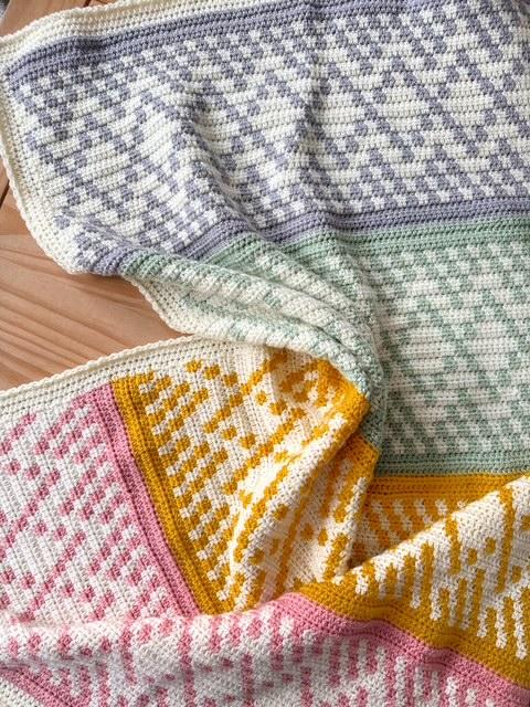 Diamond Mosaic Blanket