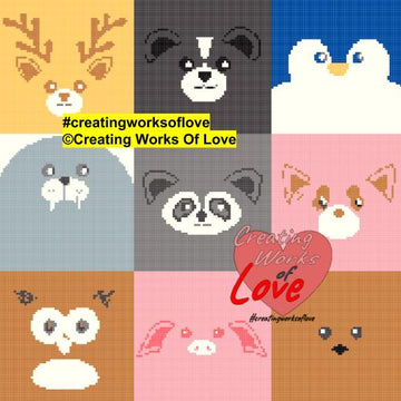 Animal Square faces graph