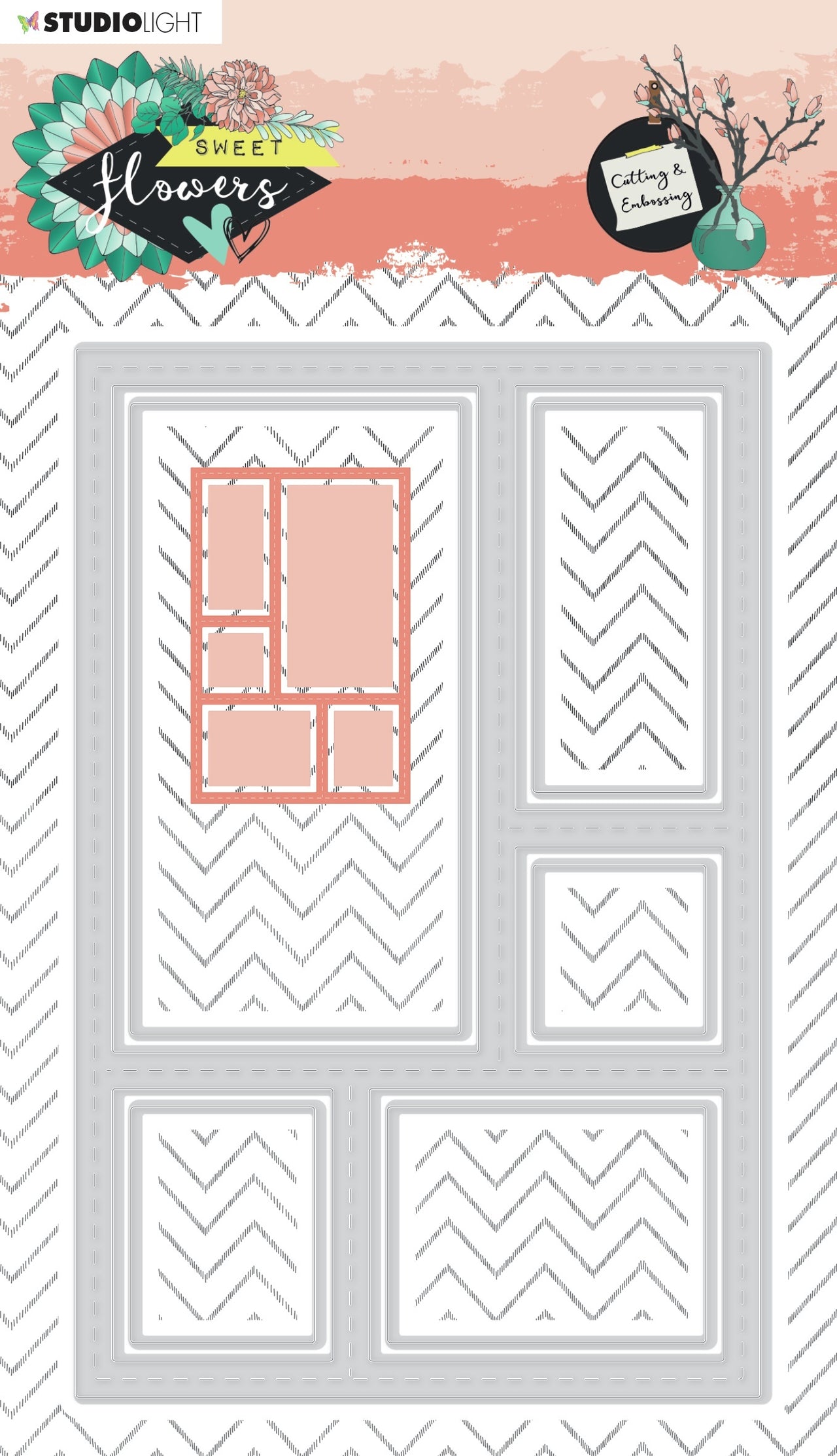 Studio Light Sweet Flowers Cutting & Embossing Die - NR. 247