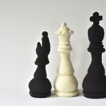 Chess Set, Chess Pieces, Chess Amigurumi