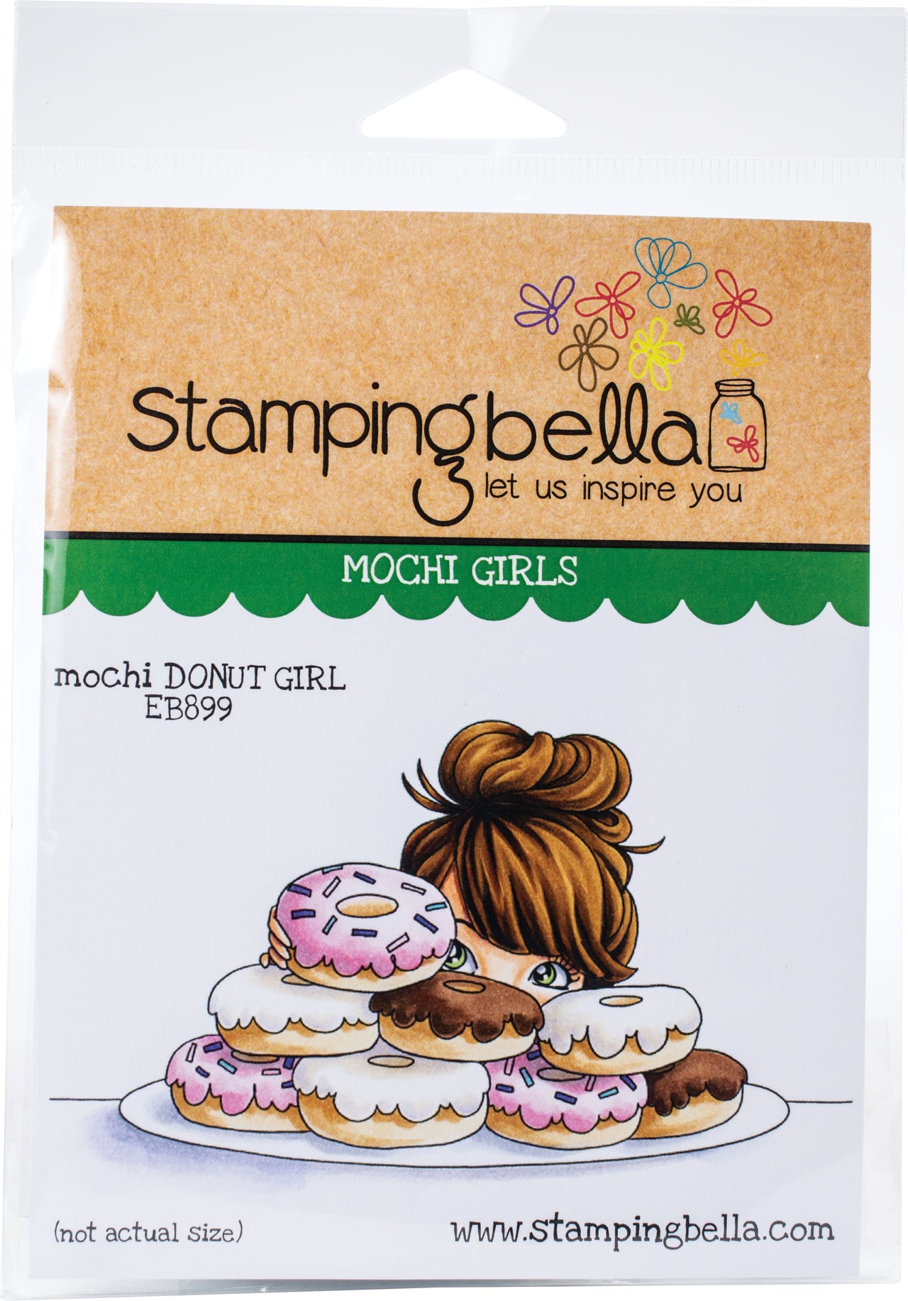 Stamping Bella Cling Stamps - Mochi Donut Girl