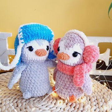 Penguin crochet pattern, amigurumi animals