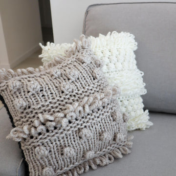 Bohemian Bobbles Pillow