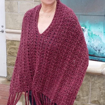 Red Poppy Poncho