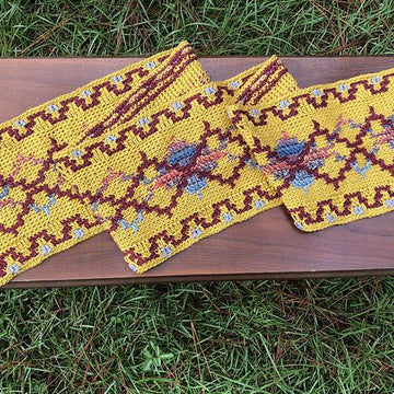 Mosaic Argyle Scarf