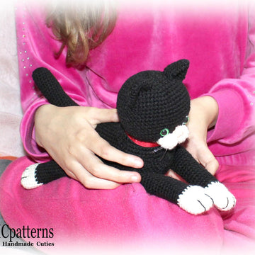 Black Laying Cat