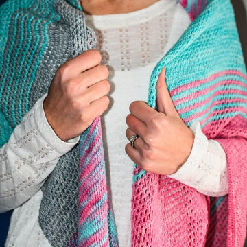 Tunisian Scalene Shawl