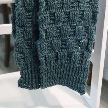 Pine Ridge Basketweave Scarf