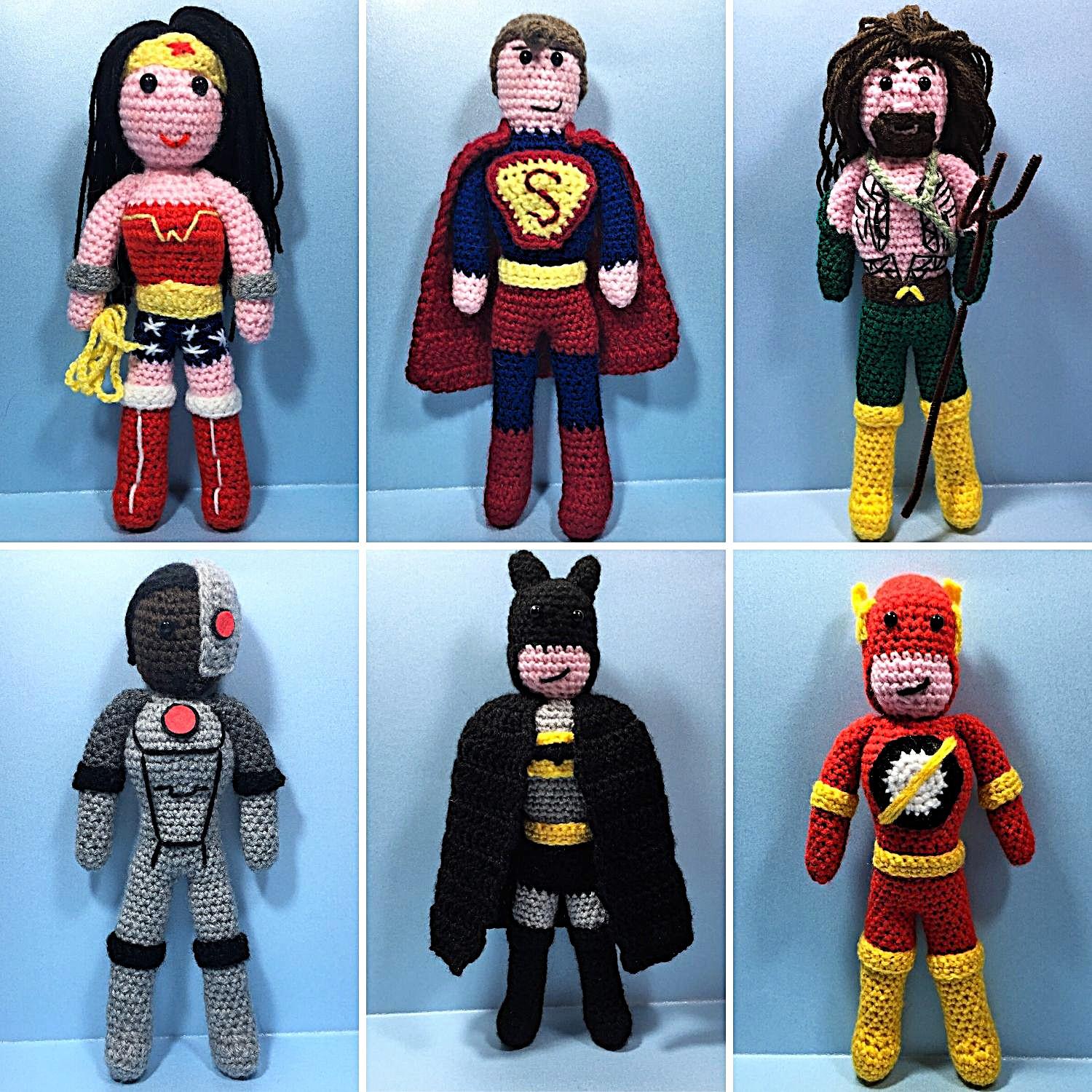 Justice League Crochet Pattern