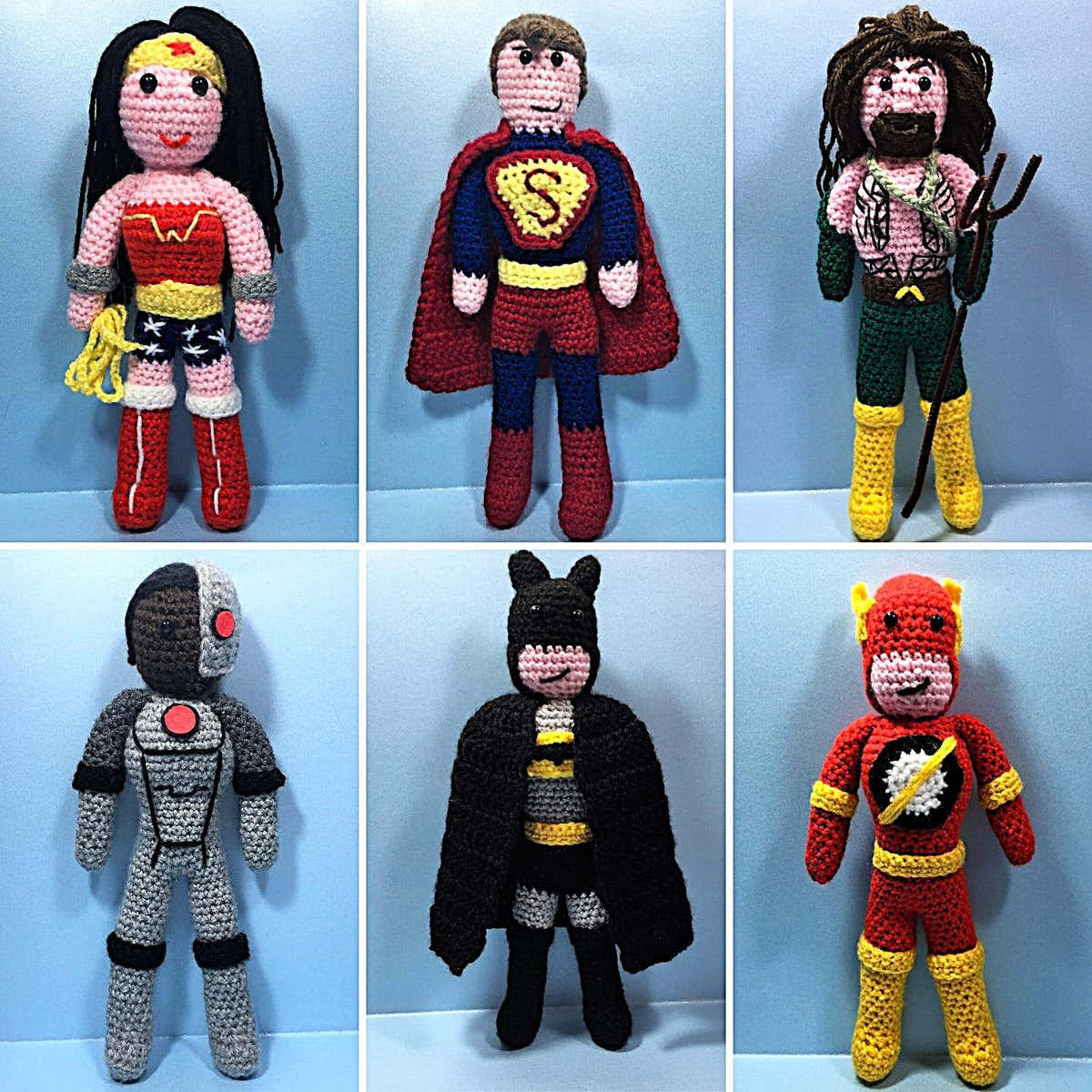 Justice League Crochet Pattern