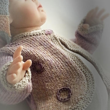 Single Button Girl's Cardigan