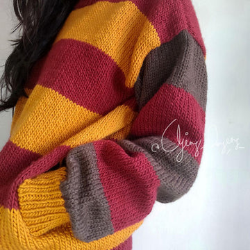 Striped Sweater with Pocket