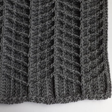 Hayden Chevron Crochet Blanket