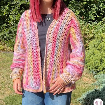 Solid Flexi Hexi Longline Cardi