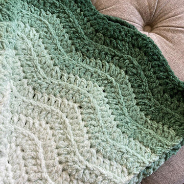 White Spruce Wavy Throw