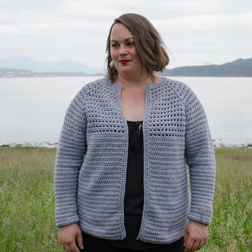Simple Top Down Raglan Cardigan