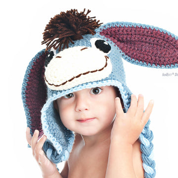 Funky Donkey Hat with Tail