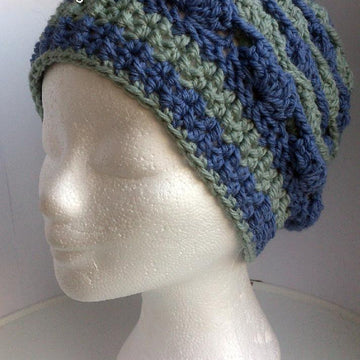Crochet Pattern - Waves - Hat and fingerless mittens - easily converted to fit all sizes