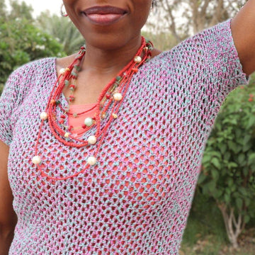 Chain Loop Crochet Summer Top