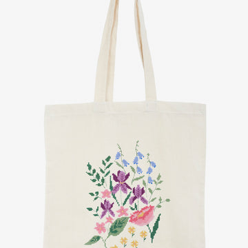 Hedgerow Floral in DMC - PAT0227 - Downloadable PDF