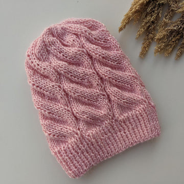 Faux Cable Hat