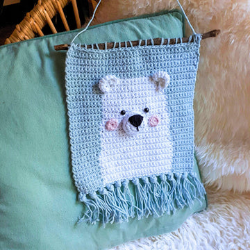Polar bear nursery wall decor