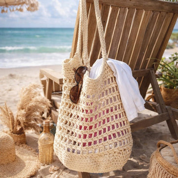 Easy Crochet Cotton Beach Bag