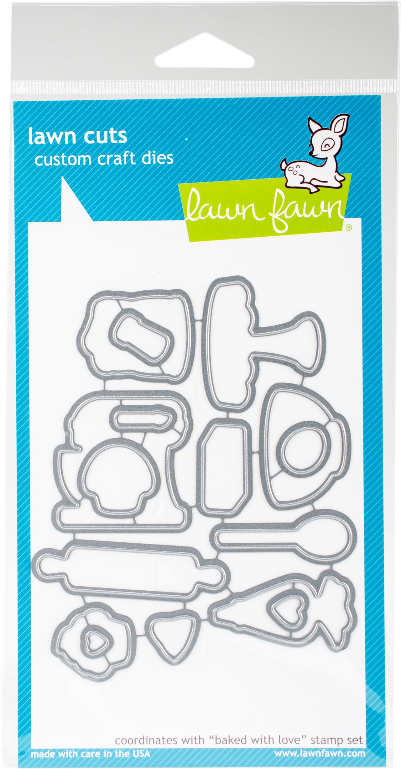 Lawn Fawn Lawn Cuts Custom Craft Die - Baked With Love