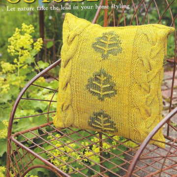 Cable and Leaves Cushion Cover