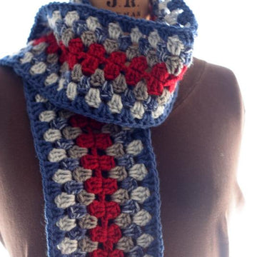 Granny Stripe Scarf