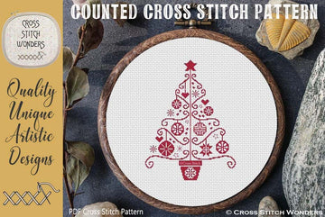 Christmas Folk Art Tree 03