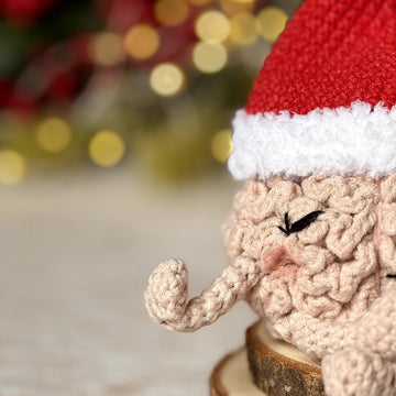 Christmas Zen meditating brain