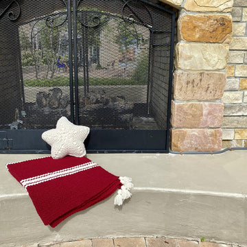 Candy Cane Throw