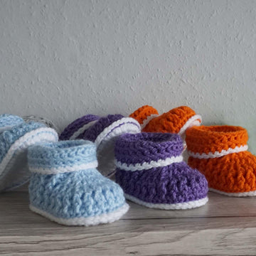 Häkelanleitung für Baby Booties