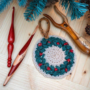 Wreath Ornament and Coaster