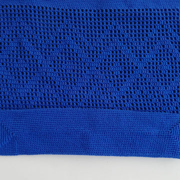 Blue Mesh Tote Bag