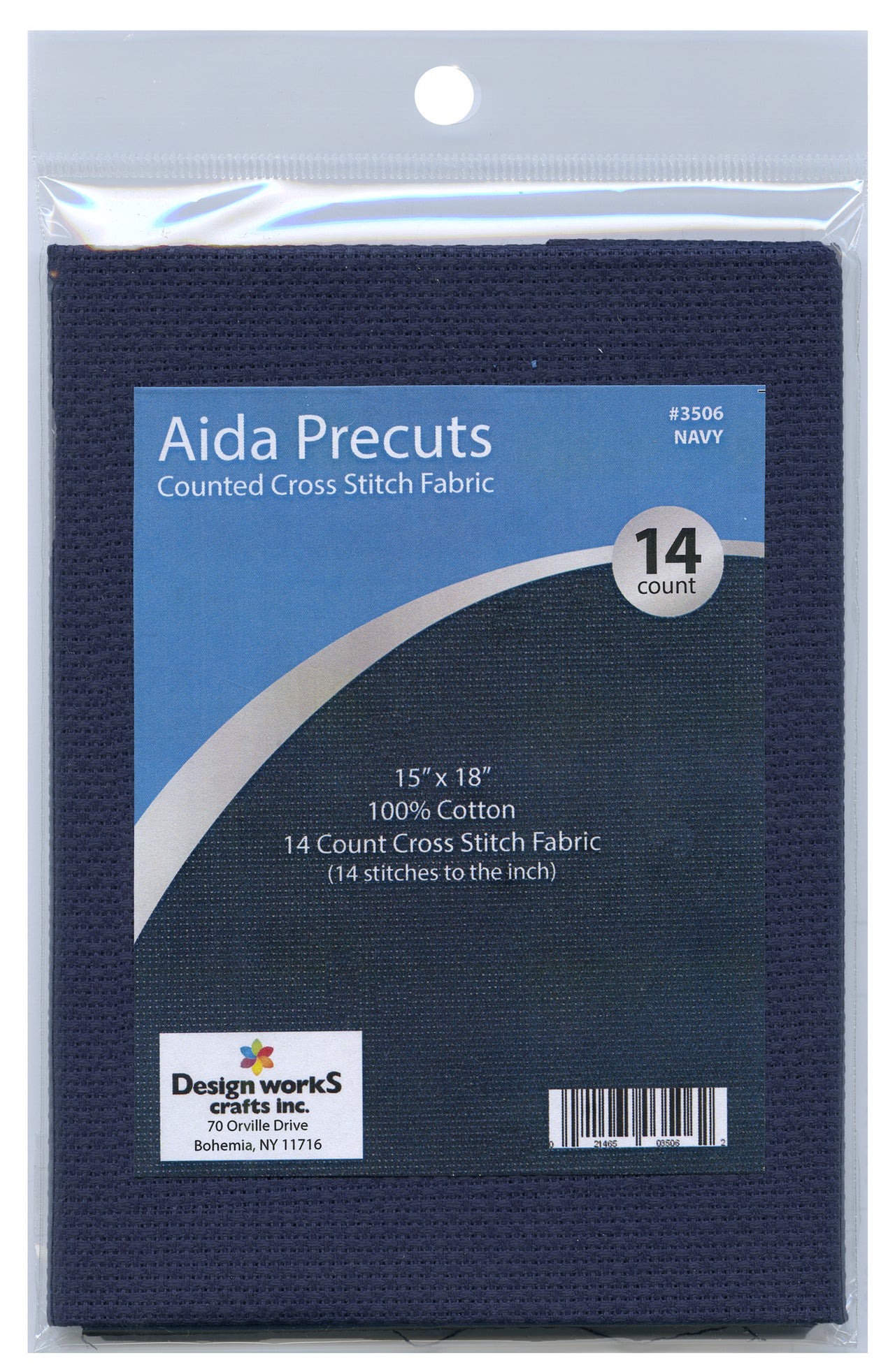 Design Works Aida Pre-Cut 14 Count - 15" x 18"