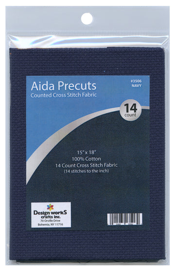 Design Works Aida Pre-Cut 14 Count - 15" x 18"