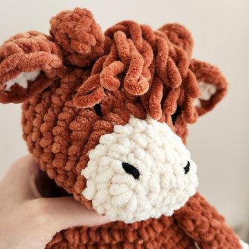 Highland Cow Cuddle Lovey