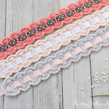Scalloped Lace Baby Headband
